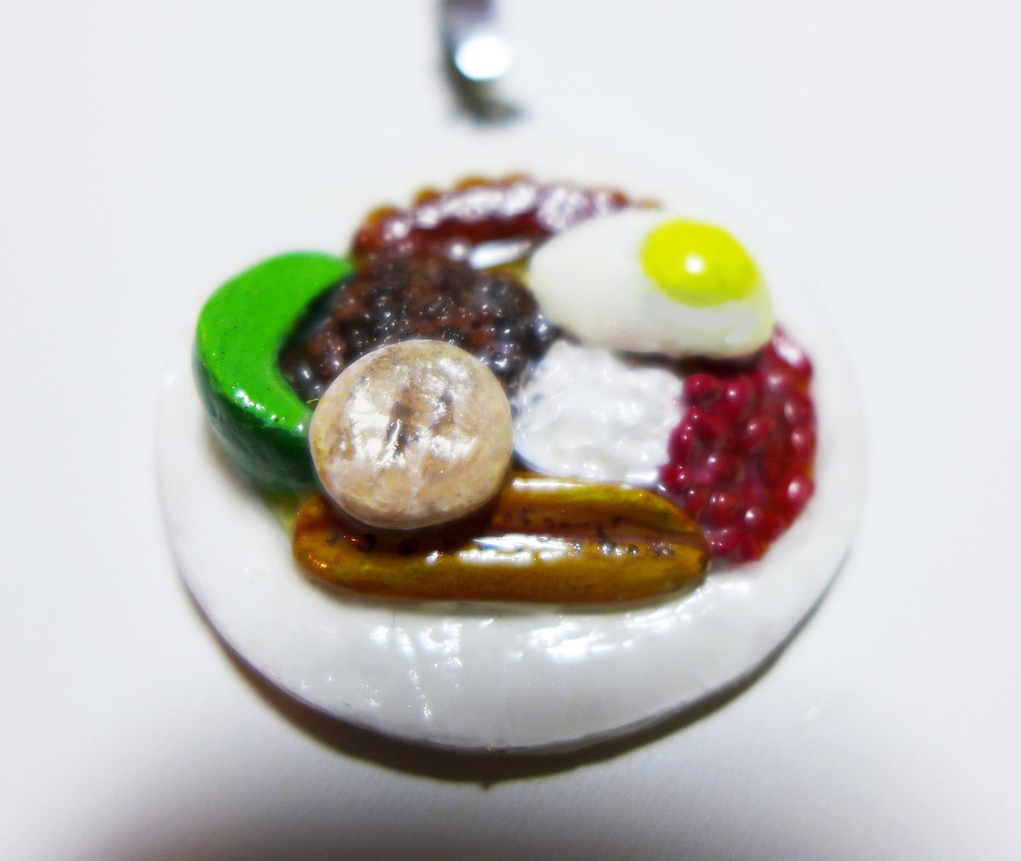 Custom Handcrafted Clay Gourmet Pendant