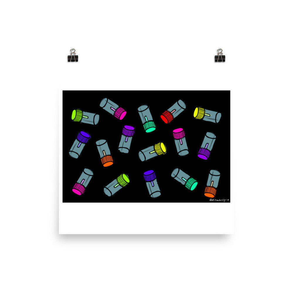 Crack (Black) Print