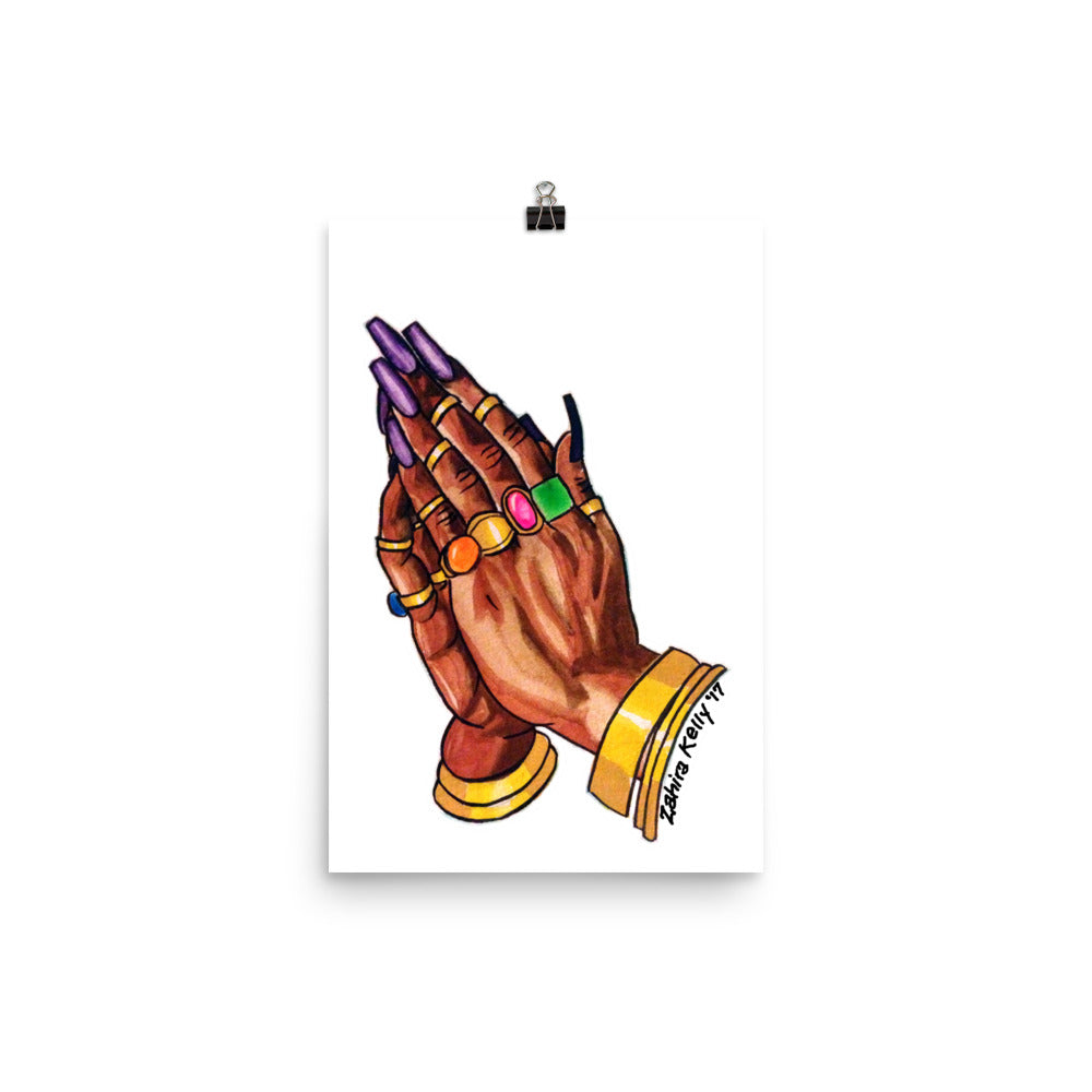 Praying Hands Print