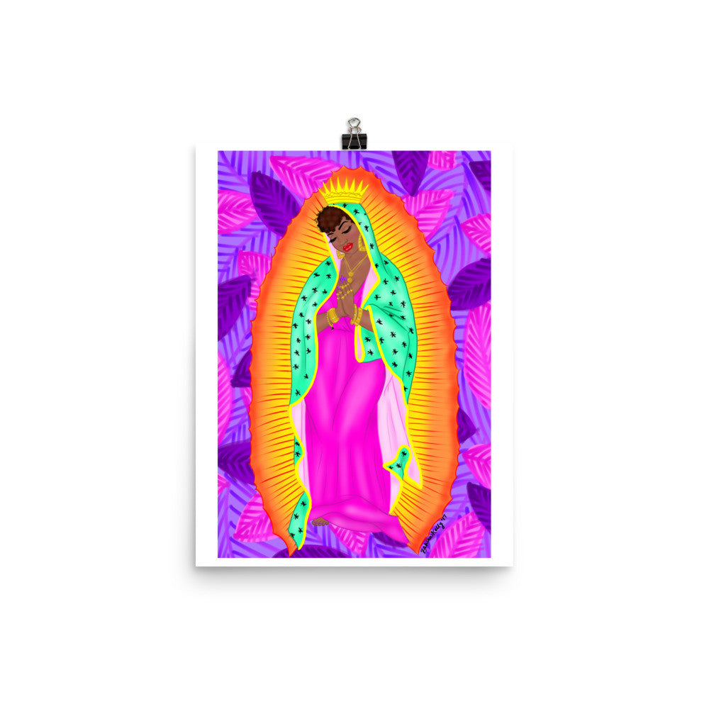 Virgen Negra Print