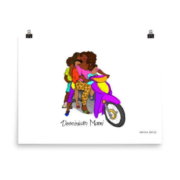 Dominican Mami Print