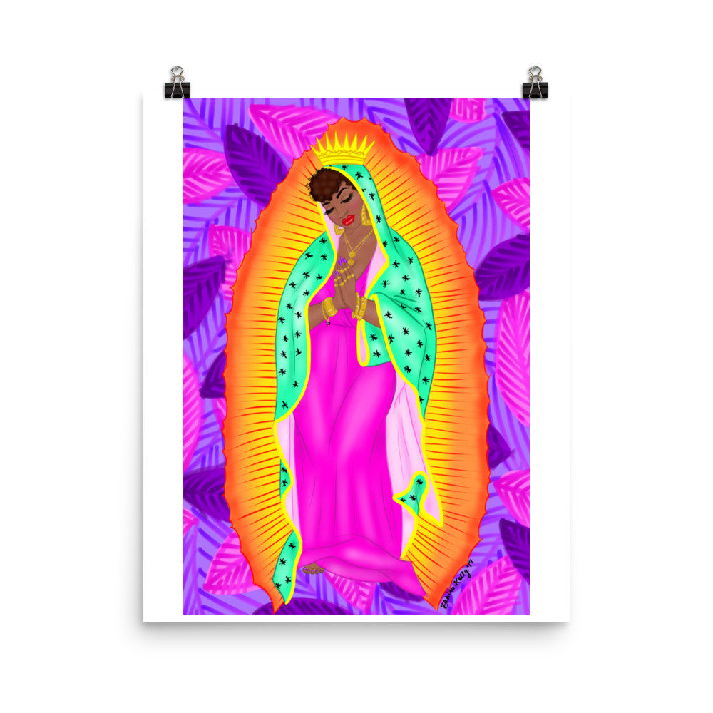 Virgen Negra Print