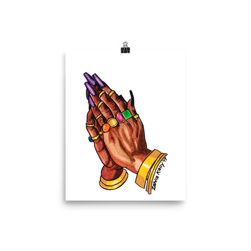 Praying Hands Print
