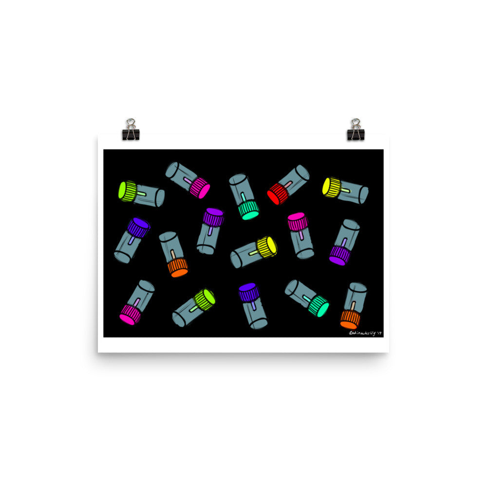 Crack (Black) Print