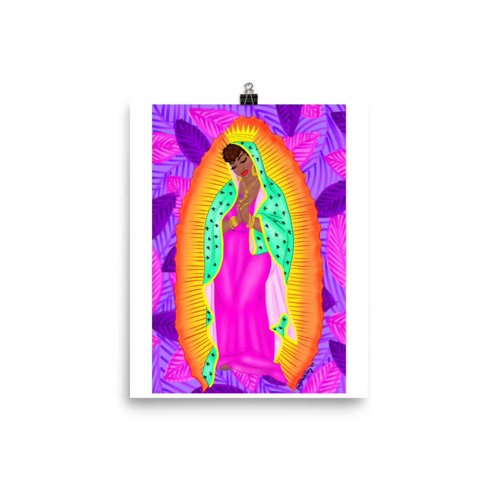 Virgen Negra Print