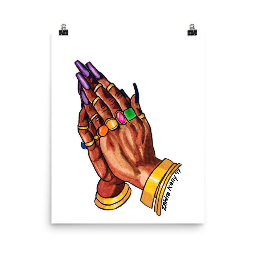 Praying Hands Print