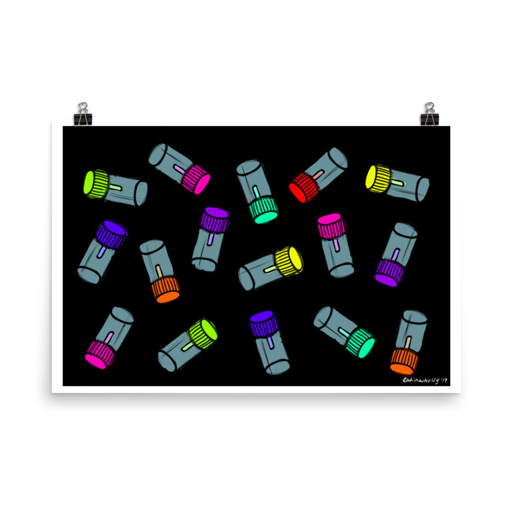 Crack (Black) Print