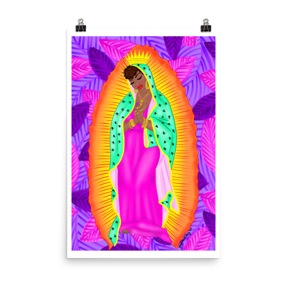 Virgen Negra Print