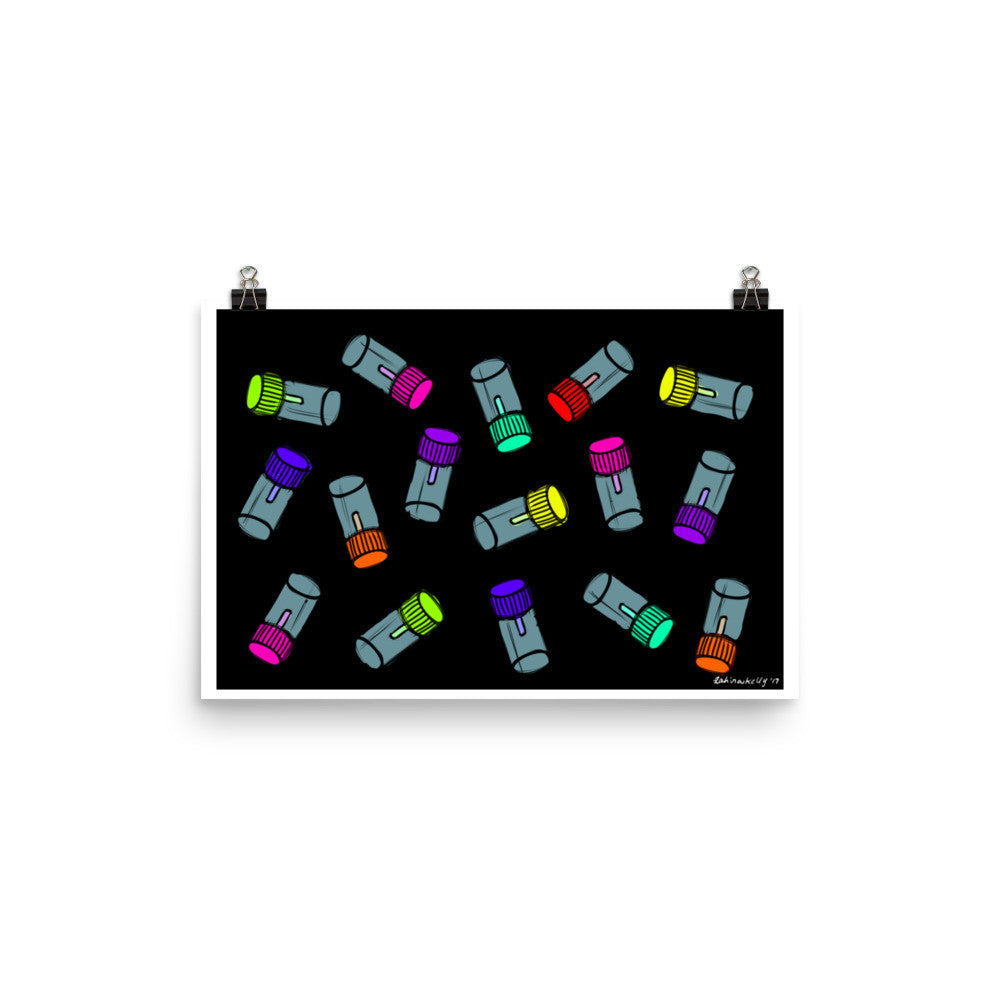 Crack (Black) Print