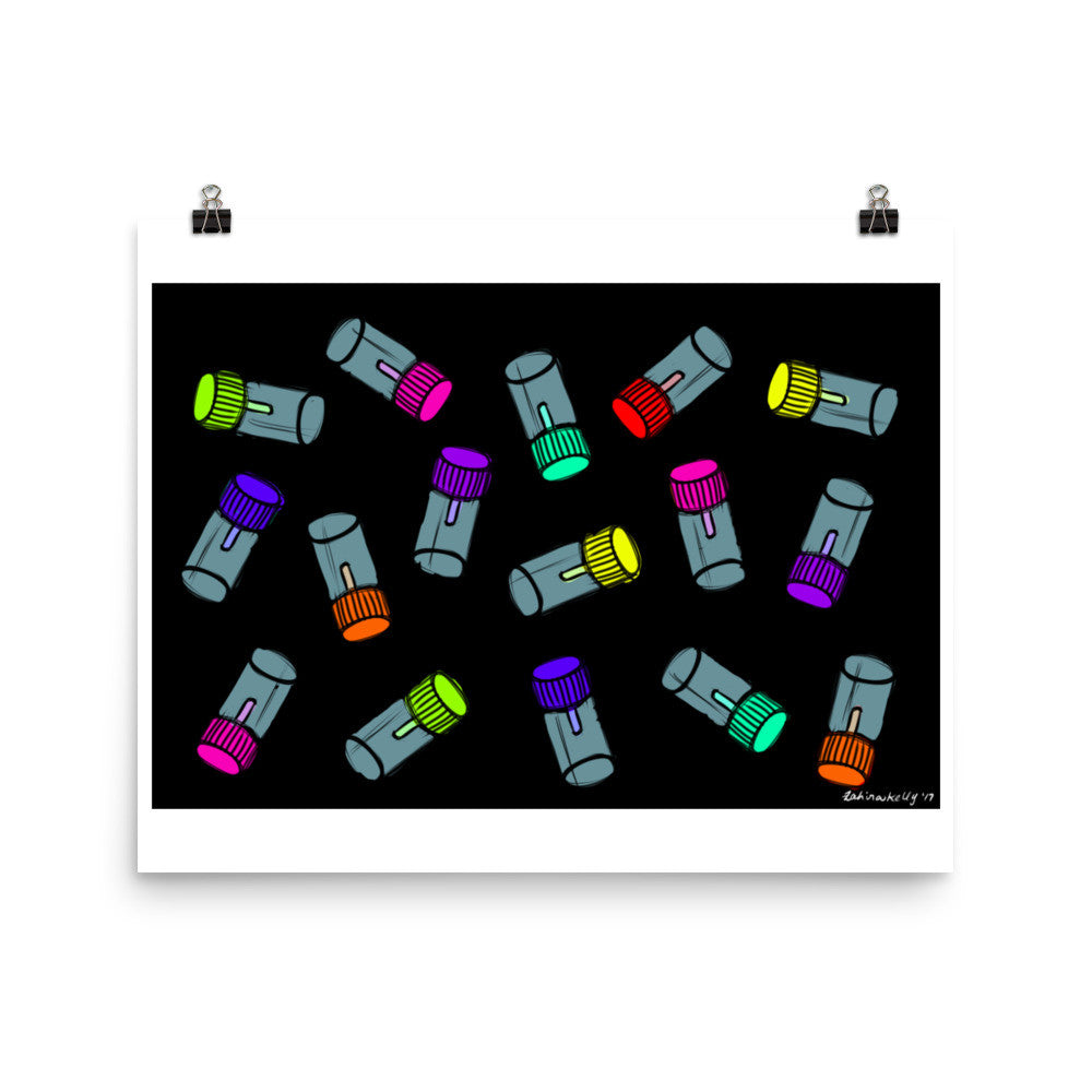 Crack (Black) Print