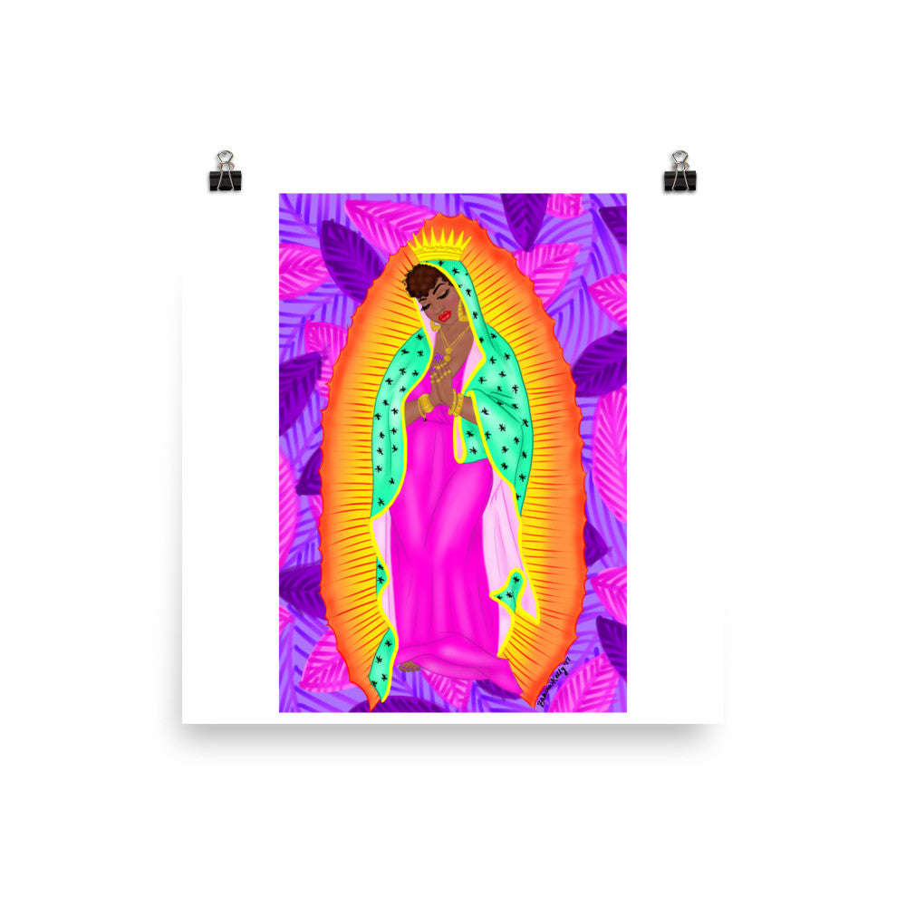 Virgen Negra Print