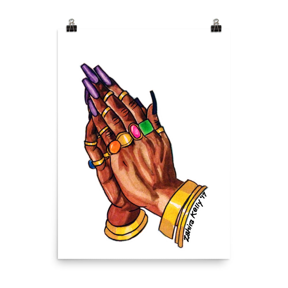 Praying Hands Print