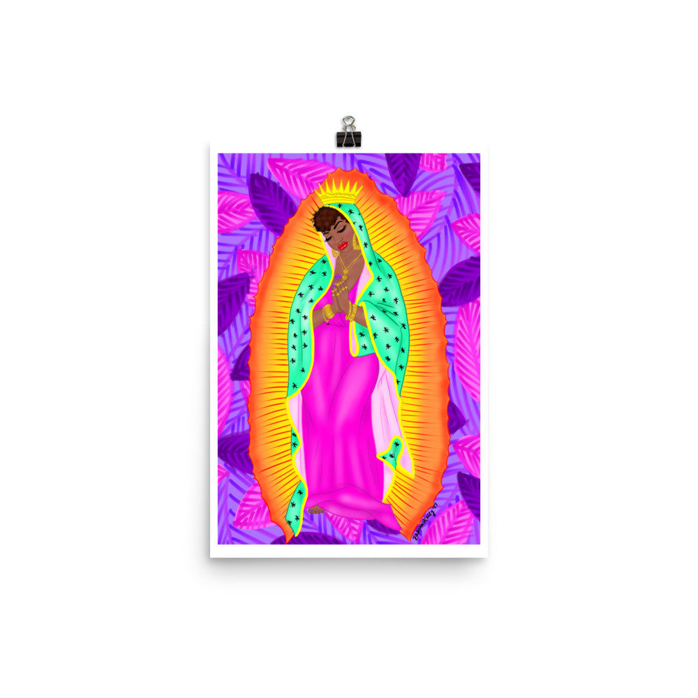 Virgen Negra Print
