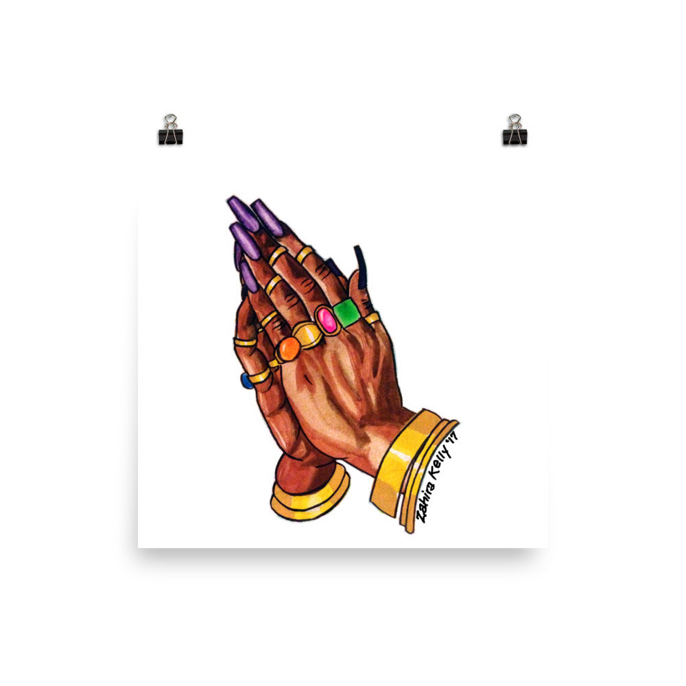 Praying Hands Print