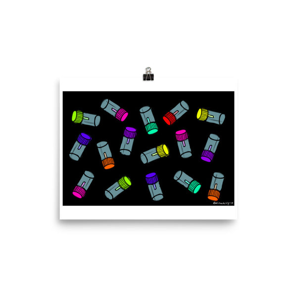 Crack (Black) Poster